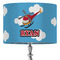 Helicopter 16" Drum Lampshade - ON STAND (Fabric)