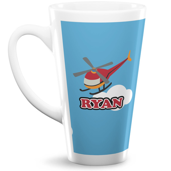 Custom Helicopter 16 Oz Latte Mug (Personalized)