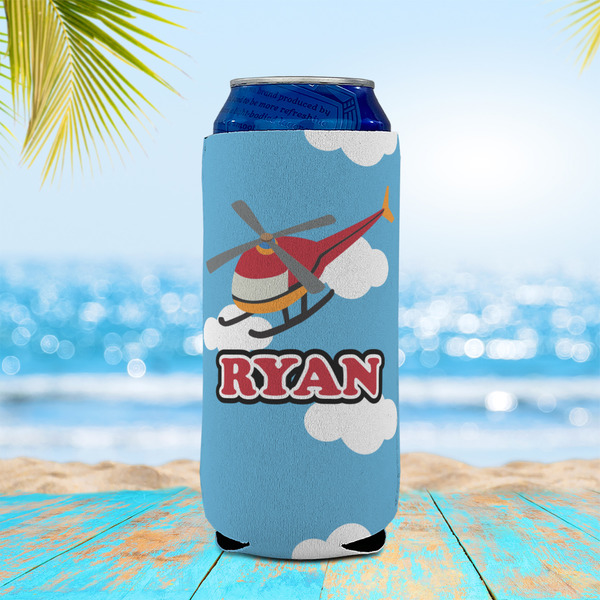 Helicopter 16oz Can Sleeve - LIFESTYLE