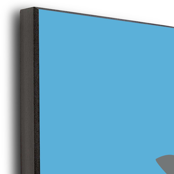 Helicopter 16x20 Wood Print - Closeup