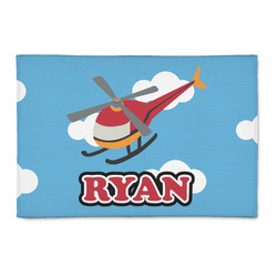 Helicopter 2' x 3' Indoor Area Rug (Personalized)