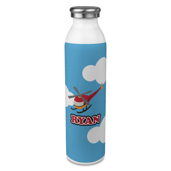 Custom Helicopter 20oz Stainless Steel Water Bottle - Full Print (Personalized)