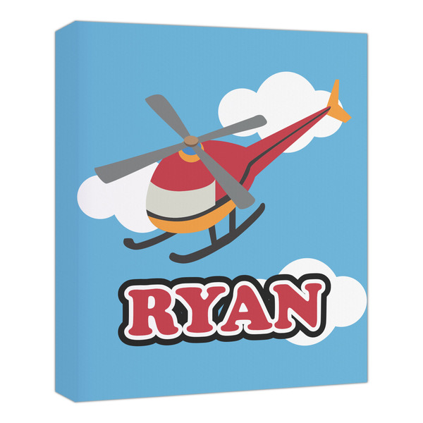 Custom Helicopter Canvas Print - 20x24 (Personalized)