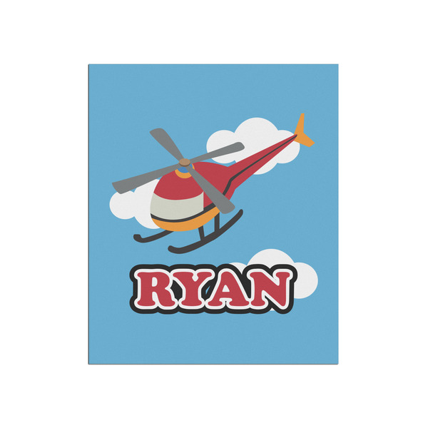Custom Helicopter Poster - Matte - 20x24 (Personalized)