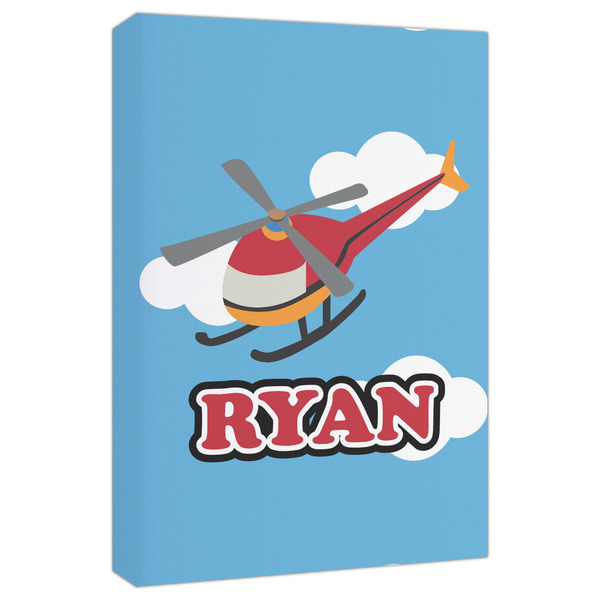 Custom Helicopter Canvas Print - 20x30 (Personalized)