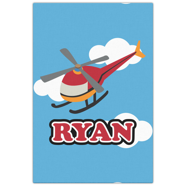 Helicopter 20x30 - Canvas Print - Front View