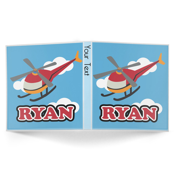 Helicopter 3-Ring Binder Approval- 1in