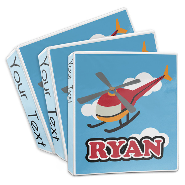 Helicopter 3-Ring Binder Group