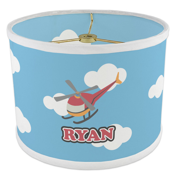 Helicopter 8" Drum Lampshade - ANGLE Poly-Film