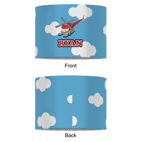 Helicopter 8" Drum Lampshade - APPROVAL (Fabric)
