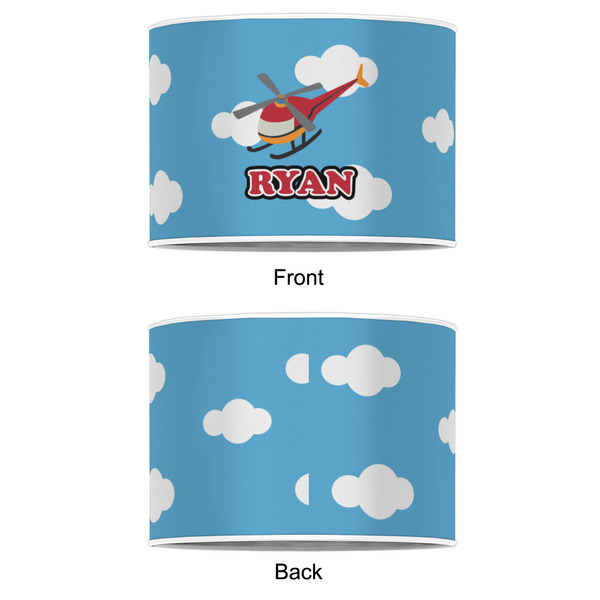 Helicopter 8" Drum Lampshade - APPROVAL (Poly Film)