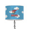 Helicopter 8" Drum Lampshade - ON STAND (Poly Film)
