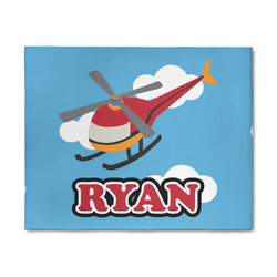 Helicopter 8' x 10' Indoor Area Rug (Personalized)