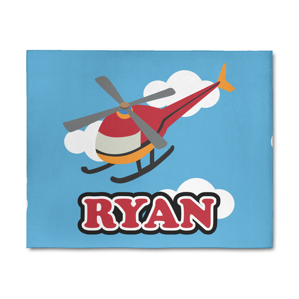 Custom Helicopter 8' x 10' Indoor Area Rug (Personalized)