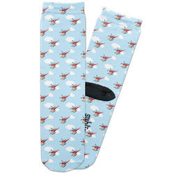 Helicopter Adult Crew Socks (Personalized)