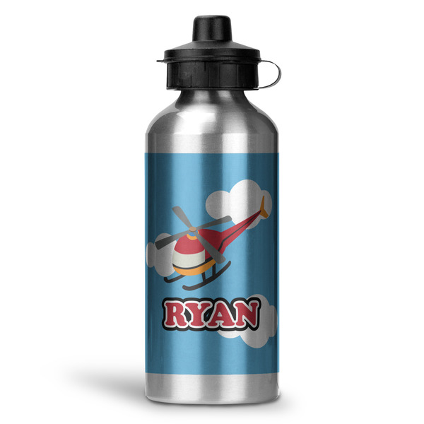 Custom Helicopter Water Bottles - 20 oz - Aluminum (Personalized)