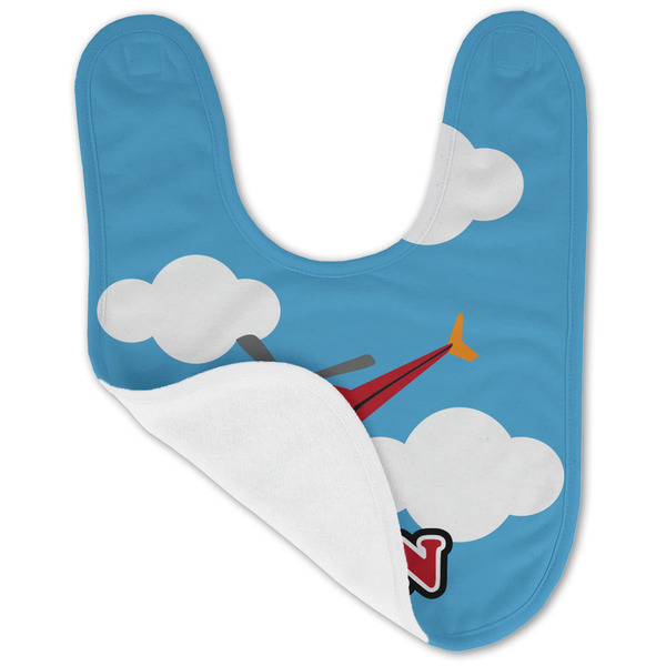 Helicopter Baby Bib - AFT folded