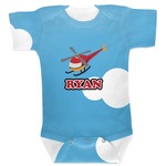 Helicopter Baby Bodysuit 0-3 (Personalized)
