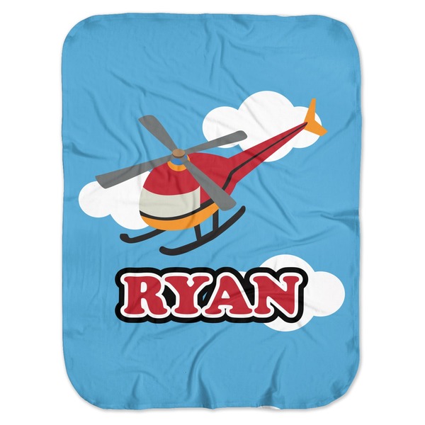 Custom Helicopter Baby Swaddling Blanket (Personalized)