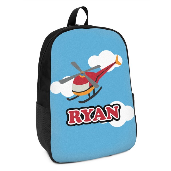 Custom Helicopter Kids Backpack (Personalized)