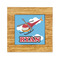 Helicopter Bamboo Trivet with 6" Tile - FRONT