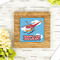 Helicopter Bamboo Trivet with 6" Tile - LIFESTYLE