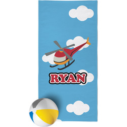 Helicopter Beach Towel (Personalized)