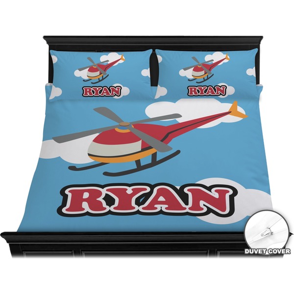 Helicopter Bedding Set (King) - Duvet