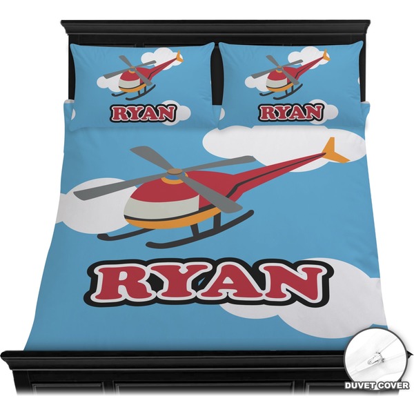 Helicopter Bedding Set (Queen) - Duvet