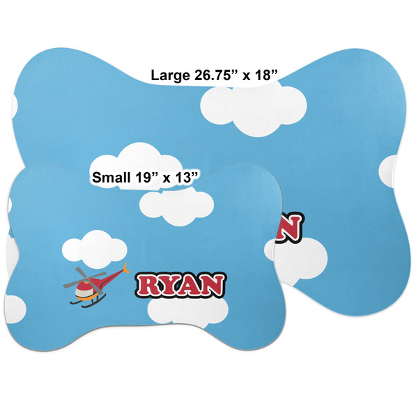 Helicopter Bone Shaped Mat Comparison