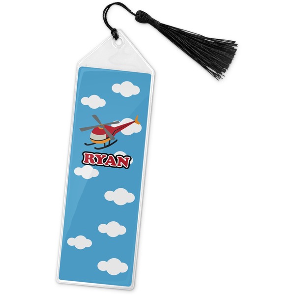 Custom Helicopter Book Mark w/Tassel (Personalized)