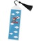 Helicopter Bookmark with tassel - Flat