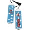 Helicopter Bookmark with tassel - Front and Back