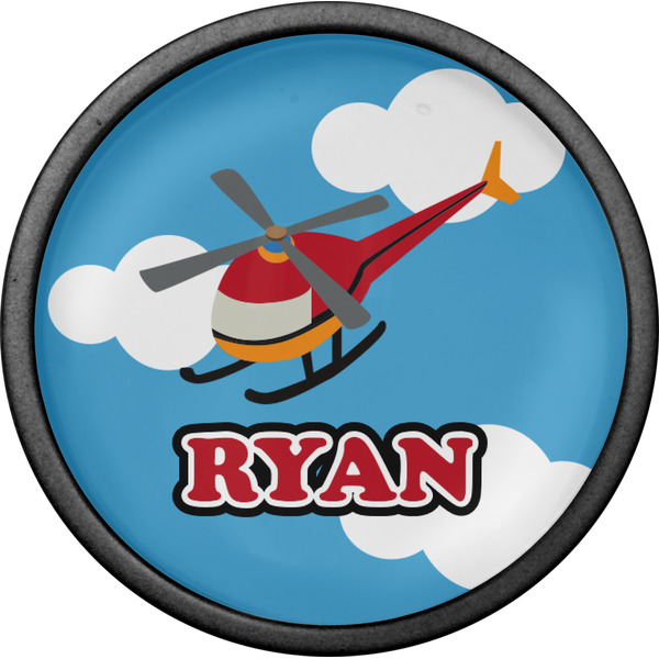 Helicopter Cabinet Knob - Black - Front