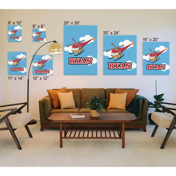 Helicopter Canvas Prints - Multiple Sizes
