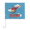 Helicopter Car Flag - Large - FRONT