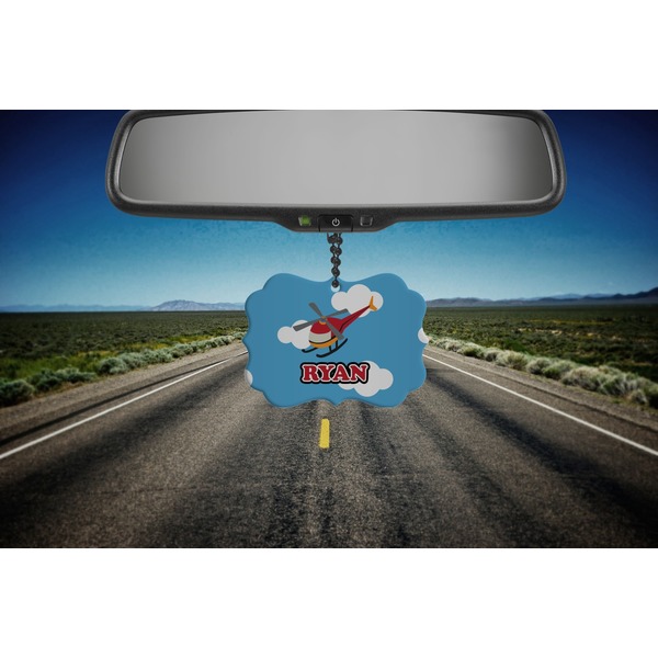 Helicopter Car Ornament (Road)