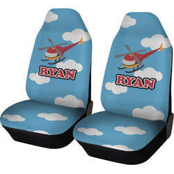 Helicopter Car Seat Covers (Set of Two) (Personalized)