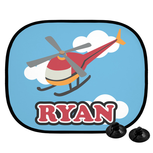 Custom Helicopter Car Side Window Sun Shade (Personalized)