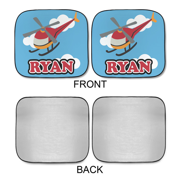 Helicopter Car Sun Shades - APPROVAL