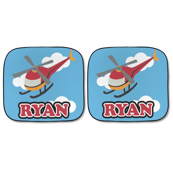Helicopter Car Sun Shades - FRONT