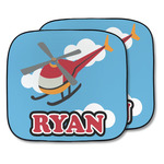 Helicopter Car Sun Shade - Two Piece (Personalized)