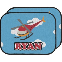 Helicopter Car Floor Mats (Back Seat) (Personalized)