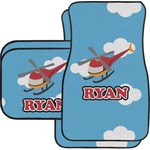 Helicopter Car Floor Mats Set - 2 Front & 2 Back (Personalized)