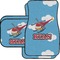 Helicopter Car Floor Mats Set - 2 Front & 2 Back (Personalized)