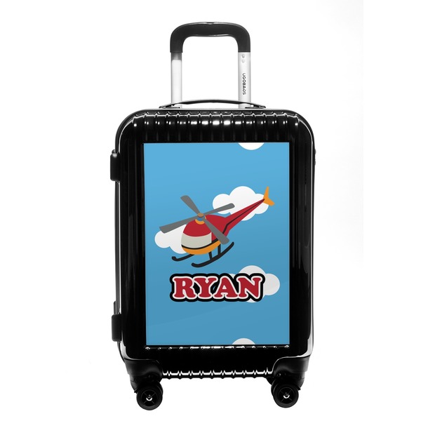 Custom Helicopter Carry On Hard Shell Suitcase (Personalized)