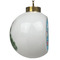Helicopter Ceramic Christmas Ornament - Xmas Tree (Side View)
