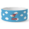 Helicopter Ceramic Dog Bowl (Personalized)