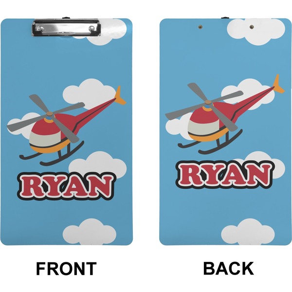 Helicopter Clipboard (Legal) (Front + Back)
