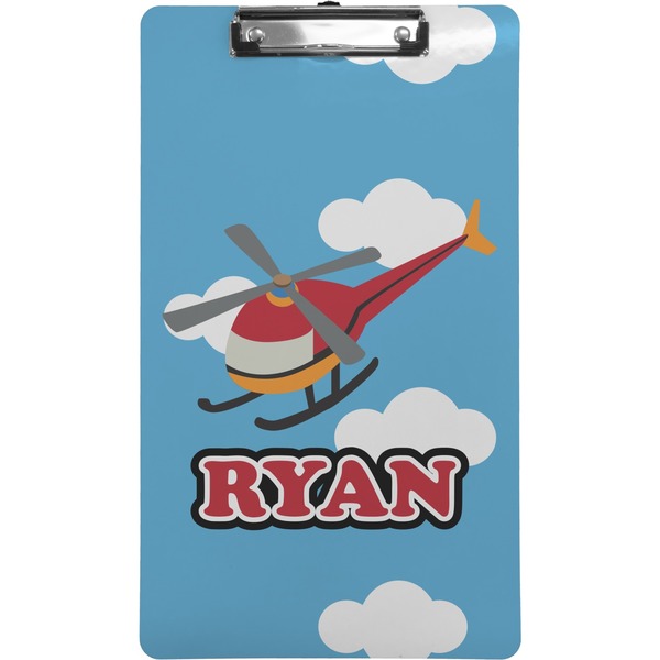 Custom Helicopter Clipboard (Legal Size) (Personalized)